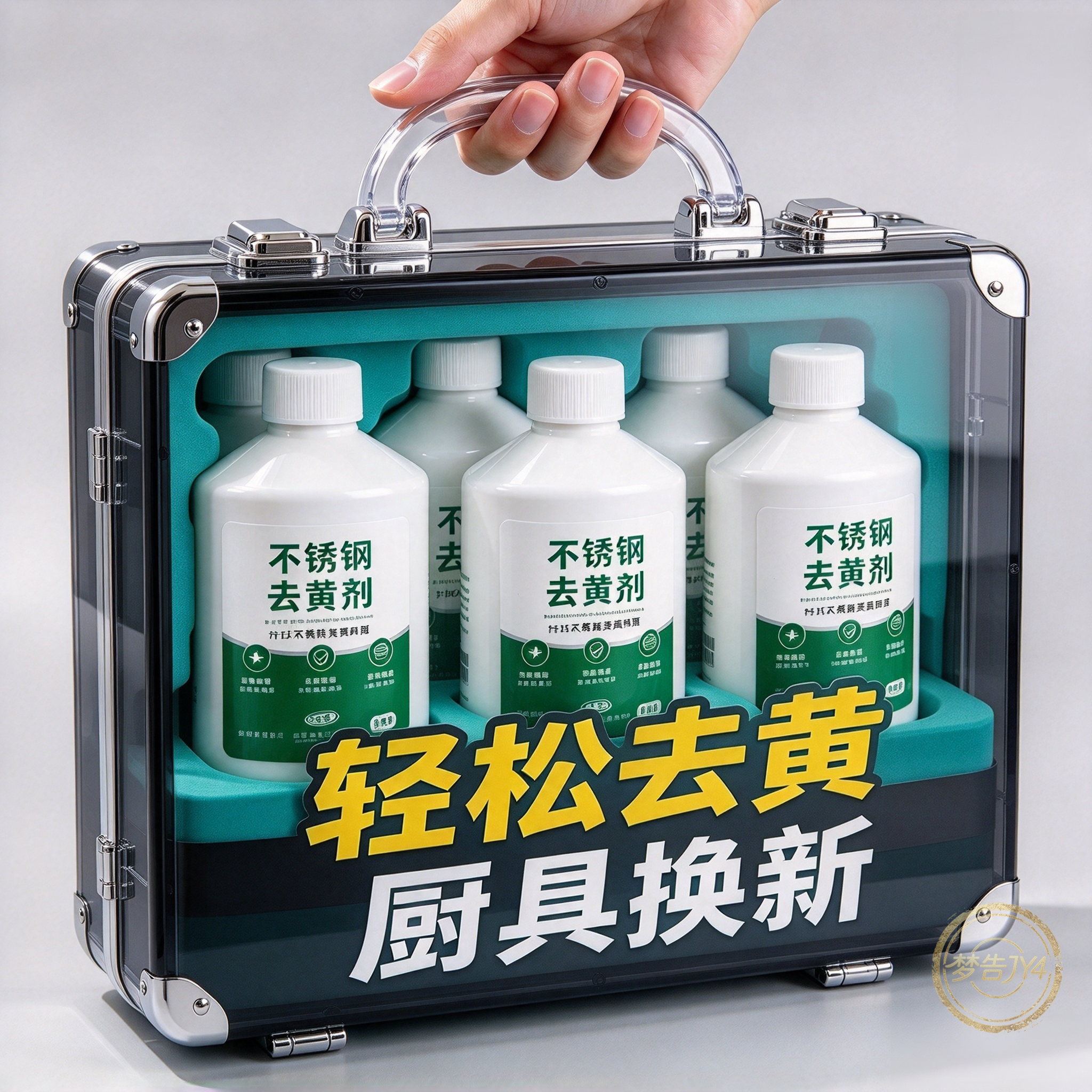 不锈钢锅底去黄除锈清洁剂