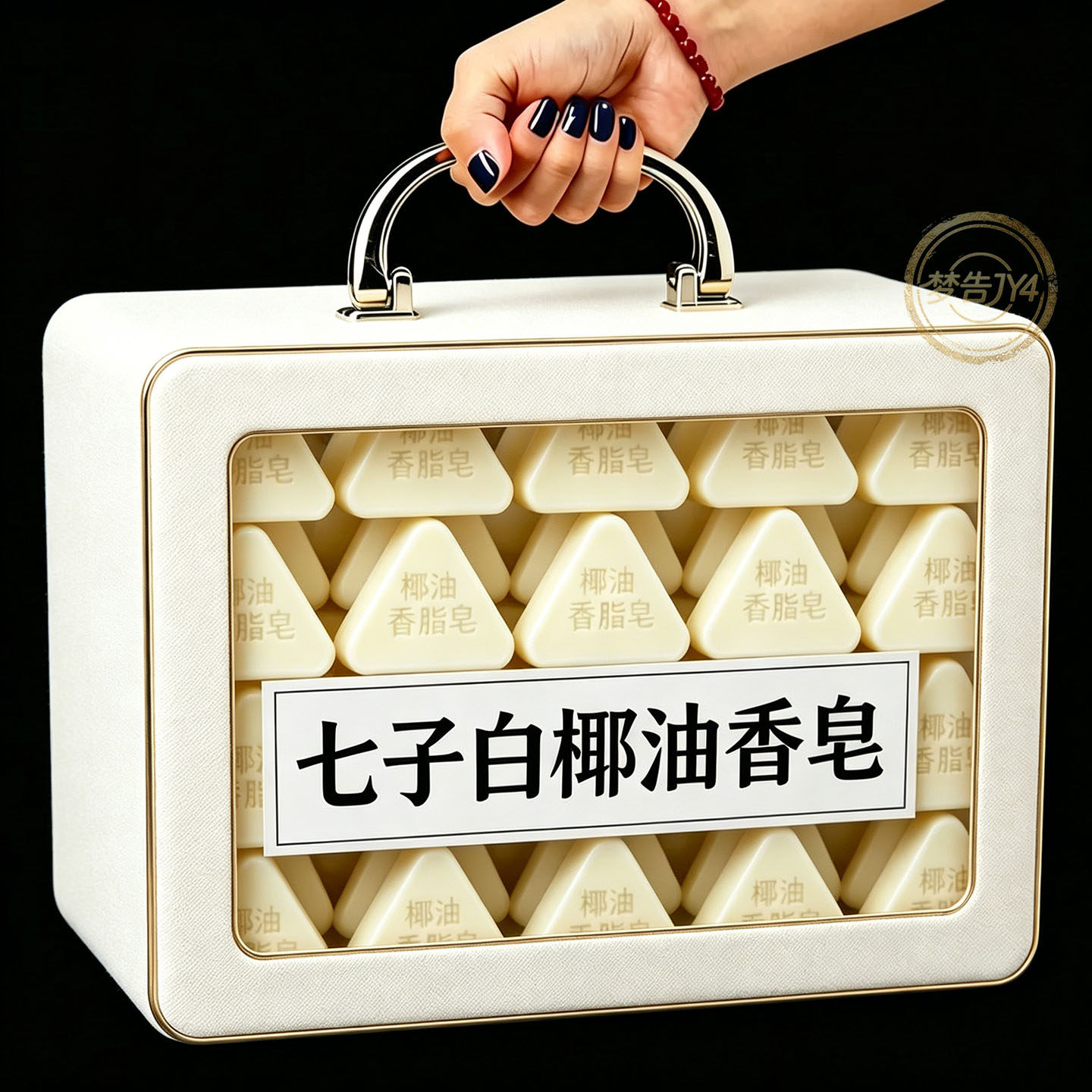 七子白椰油洁面皂控油洁净礼品