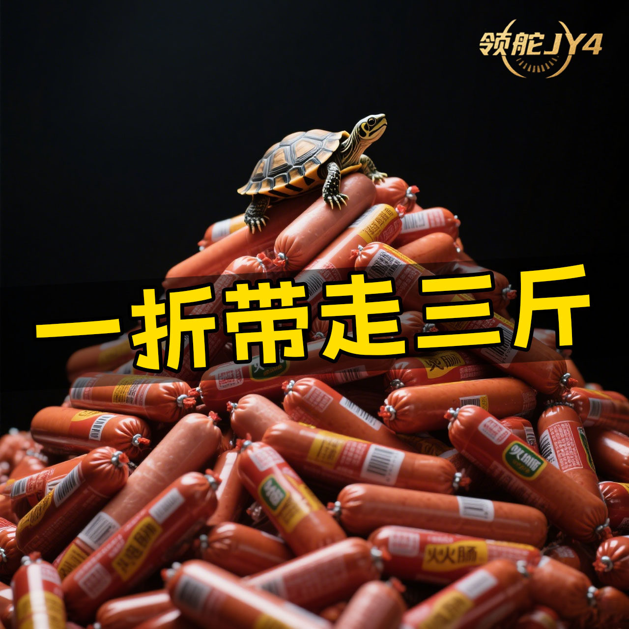 乌龟火腿肠专用高蛋白无盐配方防龟病营养零食水龟陆龟宠物龟饵料