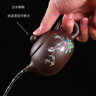 家用茶壶纯手工功夫茶具西施壶小号捡漏泡茶壶 宜兴紫砂壶茶杯套装