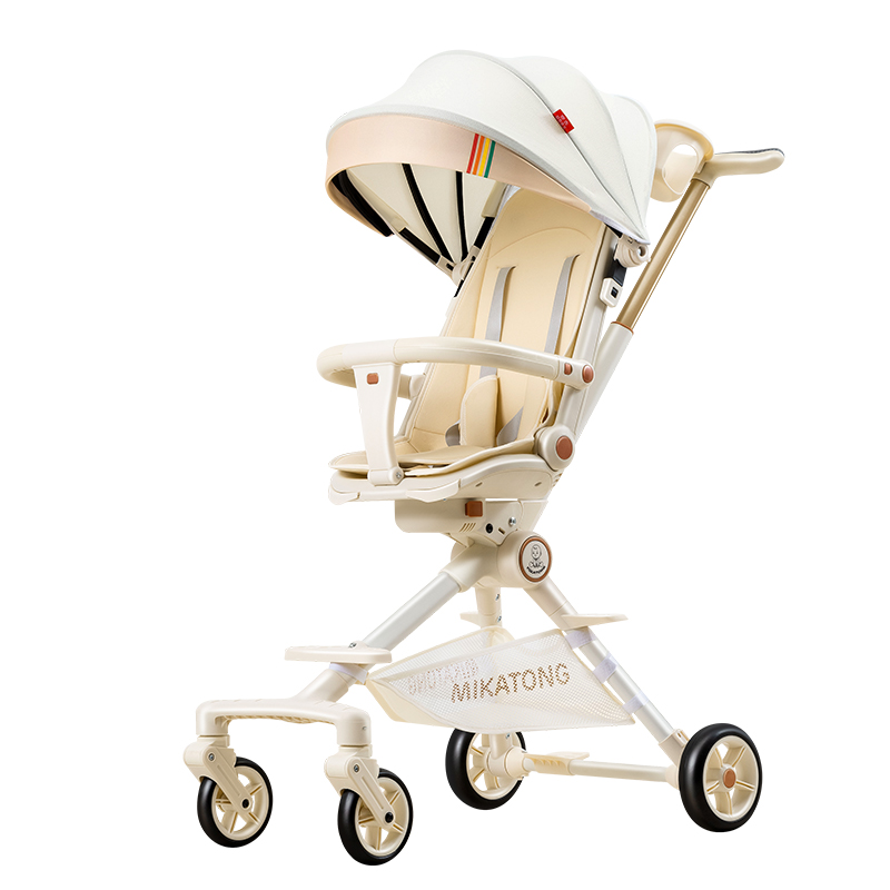 溜娃神器高景观可坐可躺宝宝手推车超轻便婴儿双向遛娃推车可折叠