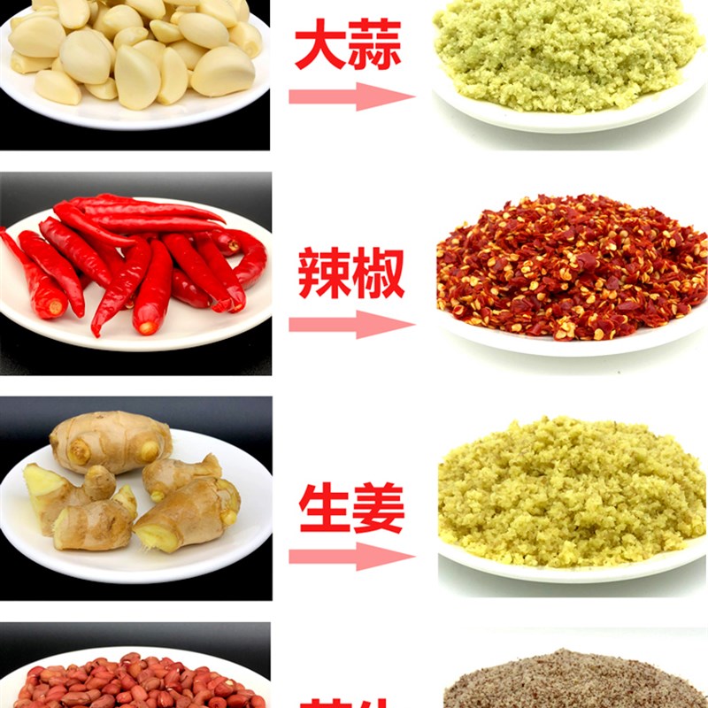 德尔蒜蓉机电动商用蒜泥器打蒜机料理机绞肉机打蒜器家用辣椒机