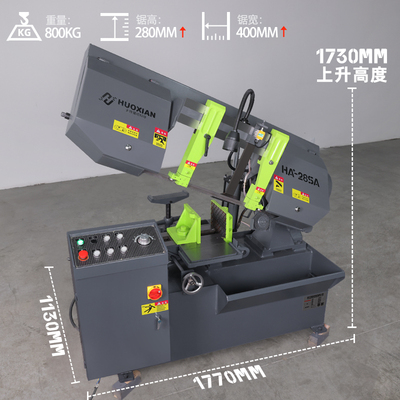 带锯床自动金属切割铝合金大型重型工业级带锯机大功率卧式切割机