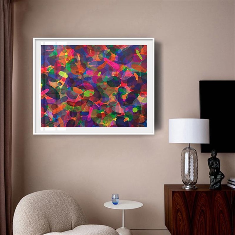 黄宇兴生命气泡波普艺术潮流装饰画彩色抽象客厅餐厅背景墙挂画