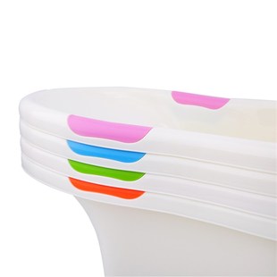 新生儿浴盆小号坐卧两用婴儿澡盆儿童沐浴盆宝宝用品塑料加厚加重