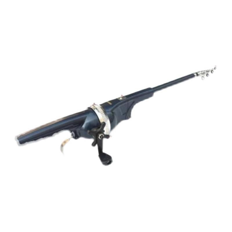 泰肯好物新升级可折叠鱼竿一体便携式路亚内置渔轮防炸线短节海杆