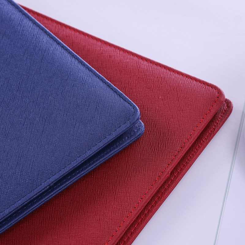 文件夹多功能a4定制磁扣纸夹板文具皮质经理夹谈单本商务文件夹板