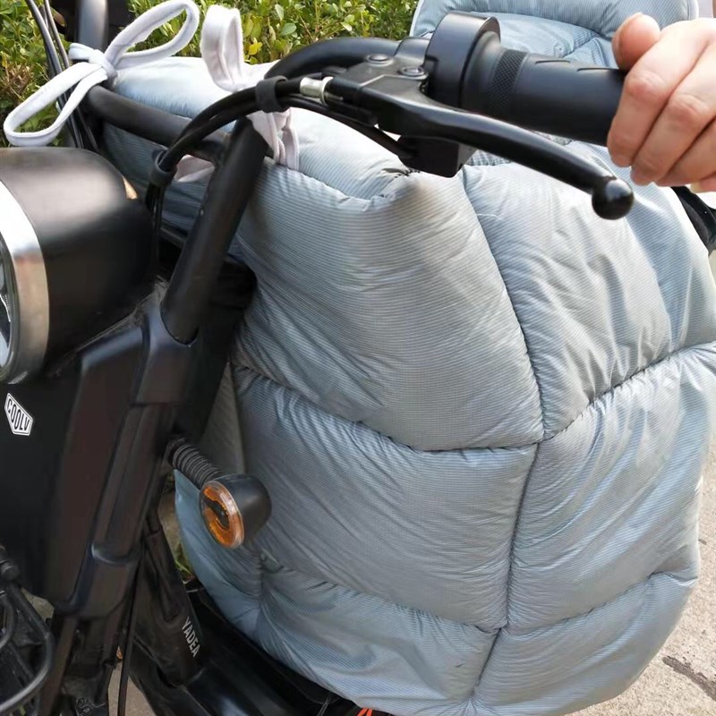 冬款电动车挡风被双面防水使用挡风被小型两件式护腿防寒罩纯色两