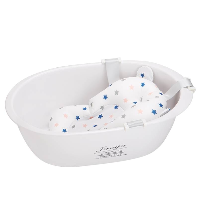 宝宝婴儿洗澡盆家用大号简约新生儿浴盆长方形小孩洗澡盆儿童搓衣