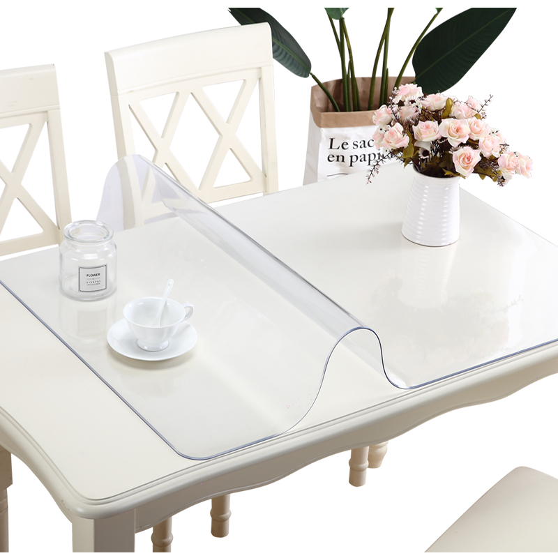 透明桌垫软玻璃餐桌台布茶几垫水晶板加厚隔热桌面保护垫防水桌布