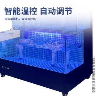 饭店饭厅大排档商用淡水鱼缸 养小龙虾大闸蟹专用池 无制冷款
