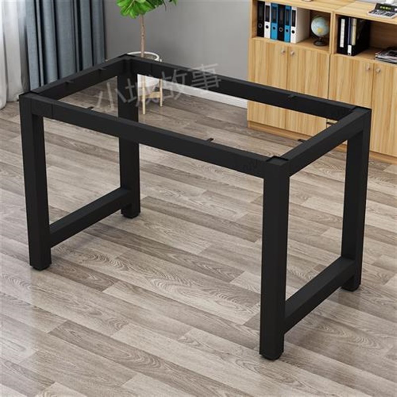 新款卡扣式金属桌架电脑办公桌铁架子定制吧台桌脚支架铁艺桌子腿