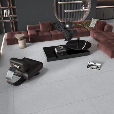 广东砖哑光防滑耐磨细干粒通体大板砖别墅大户型灰色瓷砖7501500