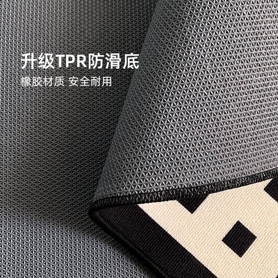 圈绒入户门地垫法式拱形半圆形地毯耐脏脚垫家用门口玄关进门垫子