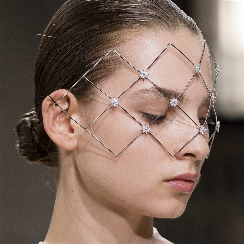 镂空网格水钻花花吊坠麻花纹手作眼罩面具弹力款,节庆用品/礼品,面具,淘宝优惠券,粉丝福利购,淘宝优惠卷