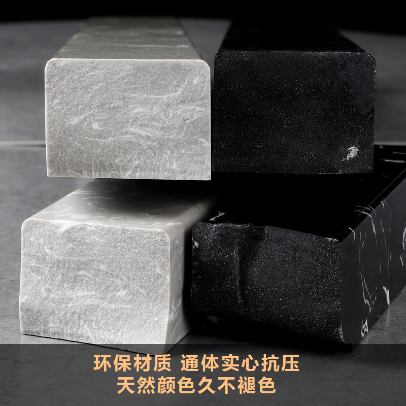 人造大理石实心挡水条卫生间淋浴房防水条浴室石基隔断通体阻水条