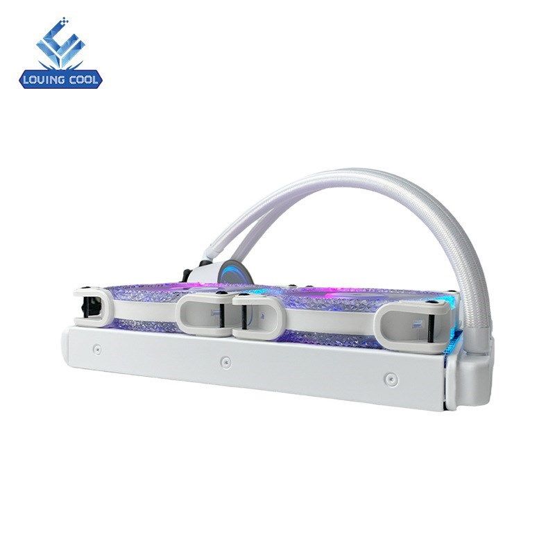 cpu水冷散热器分体式水冷头240水冷机箱电脑风扇12cm