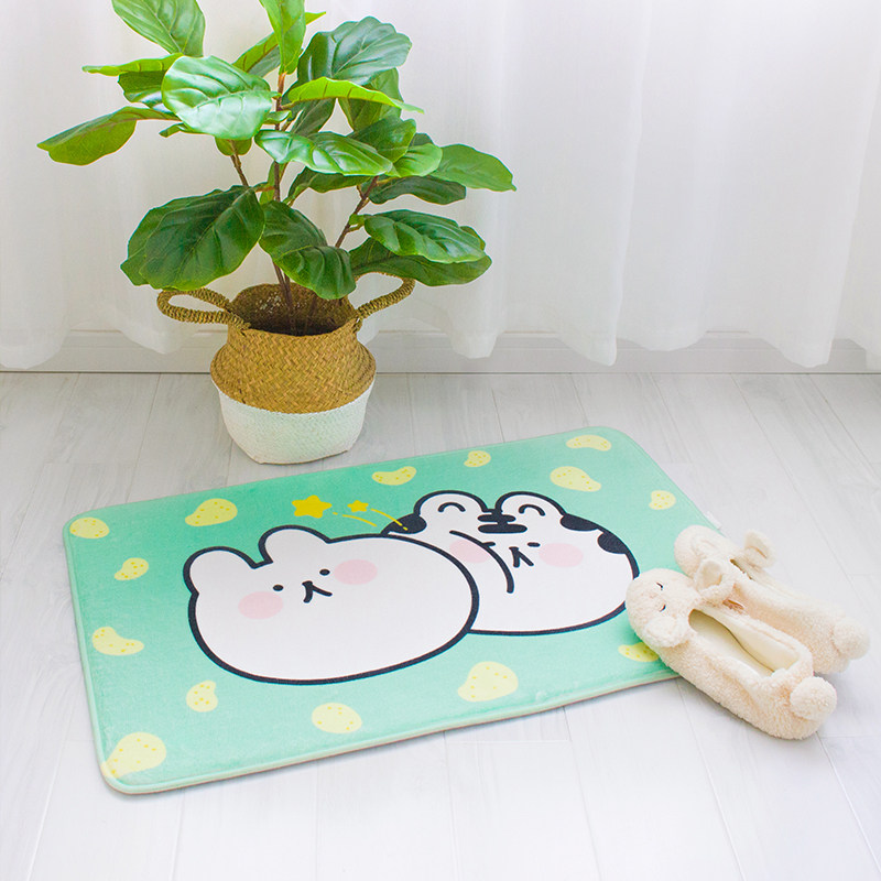 室品 进门防滑门厅卧室地垫 寝室门B口脚垫可机洗卡通地垫50*80cm