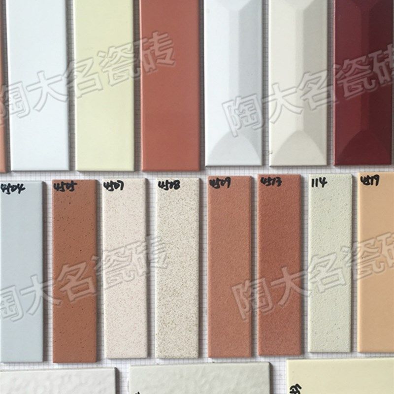 外墙砖45*195乡村自建别墅工程用砖小区仿古三色纸皮砖平面哑光