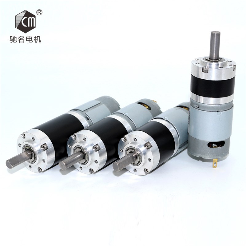 驰名CM28-385l行星齿轮 直流减速马达调速低噪音小型电机24v可调