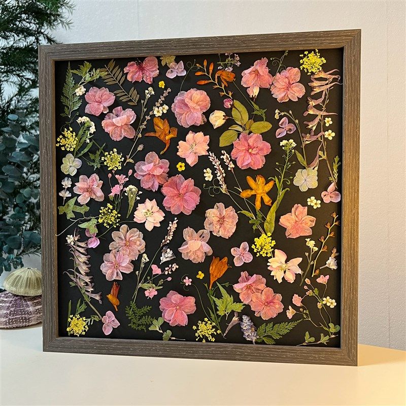 手作相框真花干花结婚新婚礼物送新人高级实用闺蜜周年纪念品diy