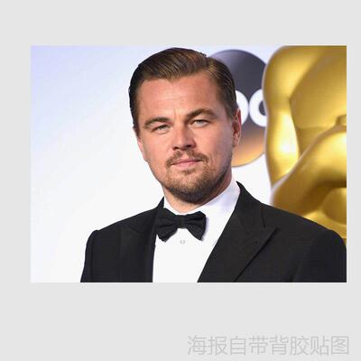 海报贴画 莱昂纳多·迪卡普里奥Leonardo DiCaprio美国背胶装饰图
