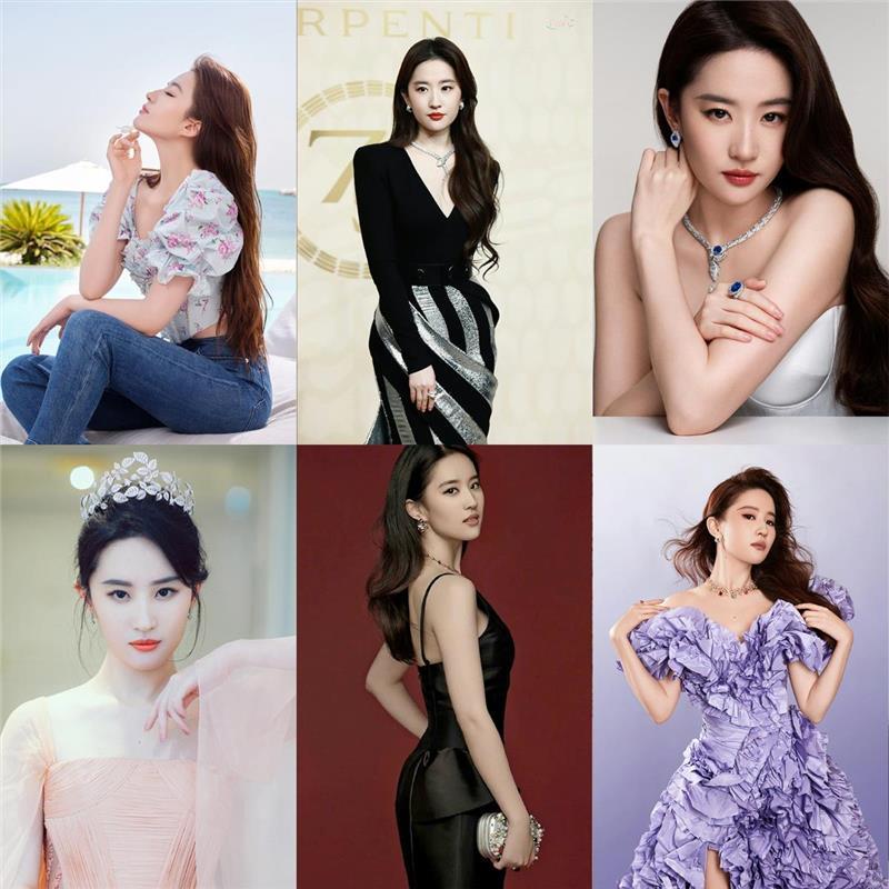 刘亦菲海报美女明星写真周边壁纸画宿舍卧室神仙姐姐装饰墙贴画