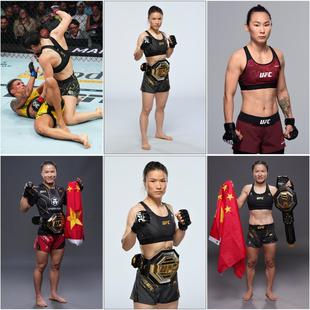 张伟丽海报中国力量闫晓楠 ufc格斗搏击拳击馆MMA墙贴壁纸装饰画