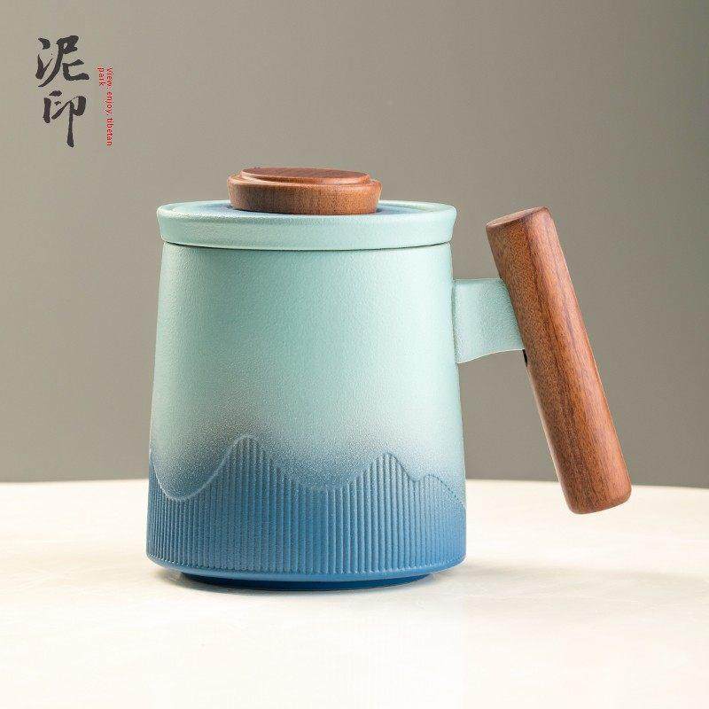 杯子马克杯陶瓷带盖小众设计感定制大容量过滤茶杯男生款个人专用,餐饮具,马克杯,淘宝优惠券,粉丝福利购,淘宝优惠卷