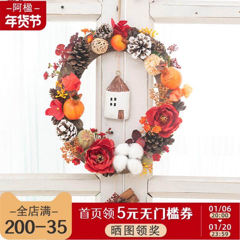 阿楹 可爱2025玄关墙面遮丑装饰挂件圣诞新居客厅卧室门过年花环,家居饰品,壁饰,淘宝优惠券,粉丝福利购,淘宝优惠卷