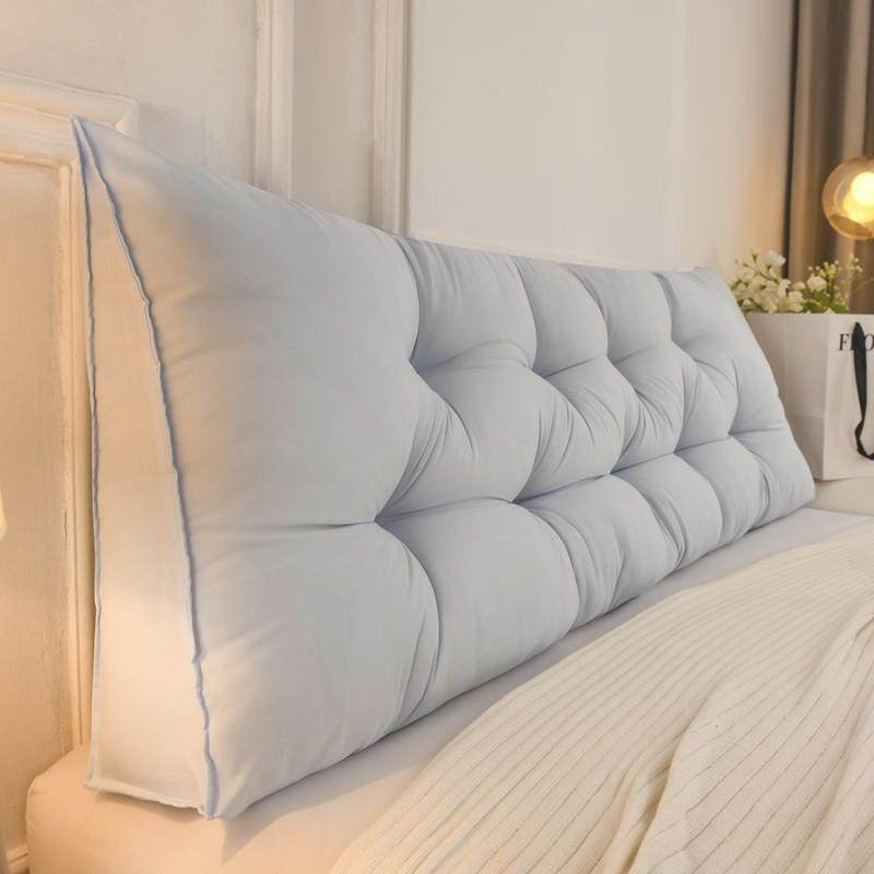 2025新款简约风床头靠垫卧室榻榻米护腰玩手机床头三角款可固定,居家布艺,床头靠垫,淘宝优惠券,粉丝福利购,淘宝优惠卷