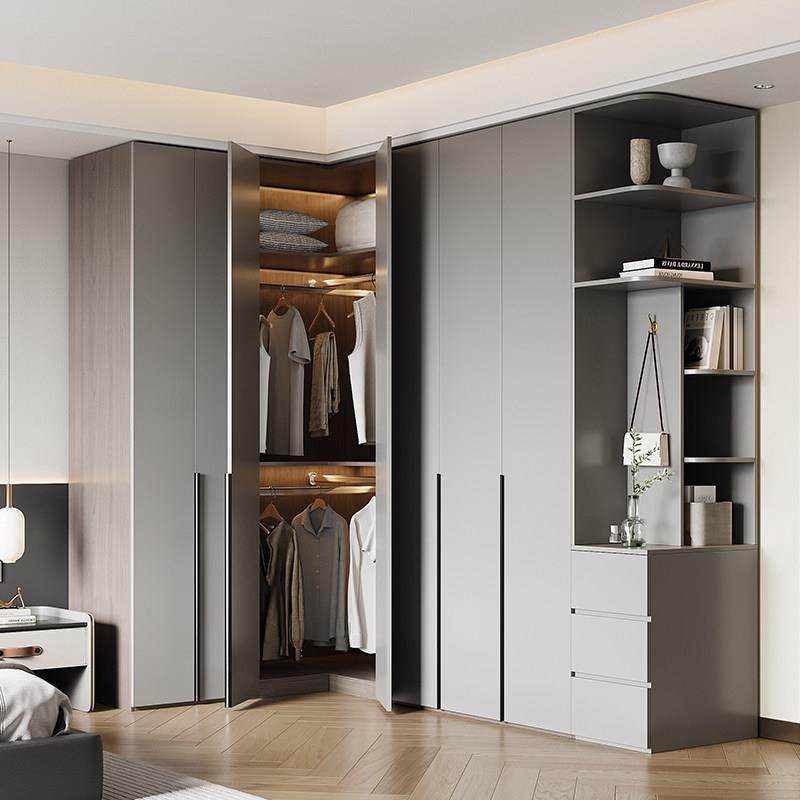 实木转角衣柜家用卧室L型衣帽间衣橱组合,住宅家具,独立衣柜,淘宝优惠券,粉丝福利购,淘宝优惠卷