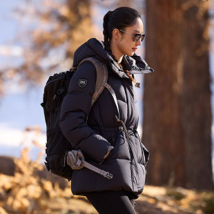 850蓬90%白鹅绒保暖防风拒水 斯嘉蒂收腰羽绒服女 22131 BIONIC