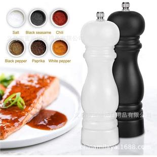 木质胡椒研磨器手动胡椒海盐研磨工具家用胡椒磨陶瓷模芯 套装