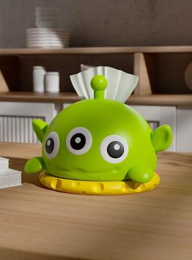 创意三眼仔家用抽纸盒创意客厅桌面厨房纸巾收纳茶几摆件餐巾纸盒