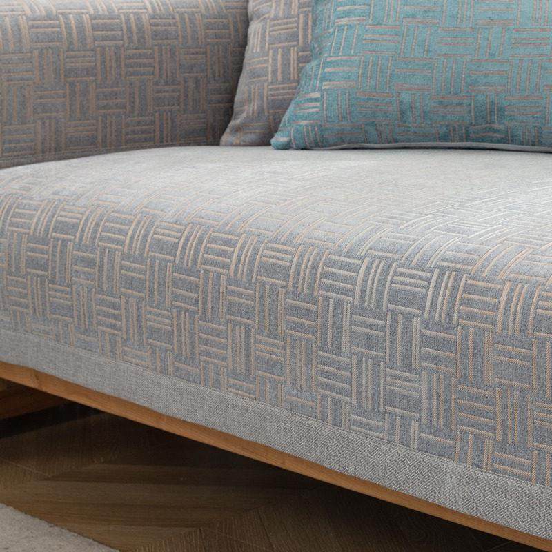 雪尼尔高档轻奢皮沙发垫防滑四季通用北欧简约套罩巾实木坐垫盖布,居家布艺,沙发垫,淘宝优惠券,粉丝福利购,淘宝优惠卷