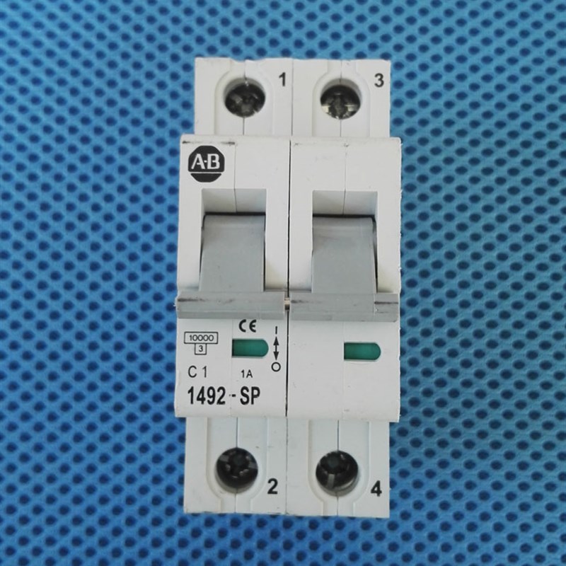进口美国 AB 1492-SP2C010 C1 2P 1A 空气开关 断路器