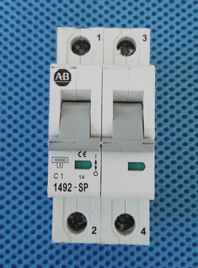 进口美国 AB 1492-SP2C010 C1 2P 1A 空气开关 断路器