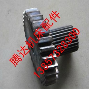 L46 济南机床厂CM6125 车床配件549双联齿轮Z28M1 Z30M2.5 孔Φ15