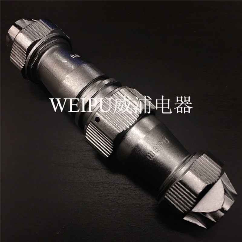 威浦 防水IP67 航空插头插座WY32-4-6-8-10-11-12-13-19芯 对接式