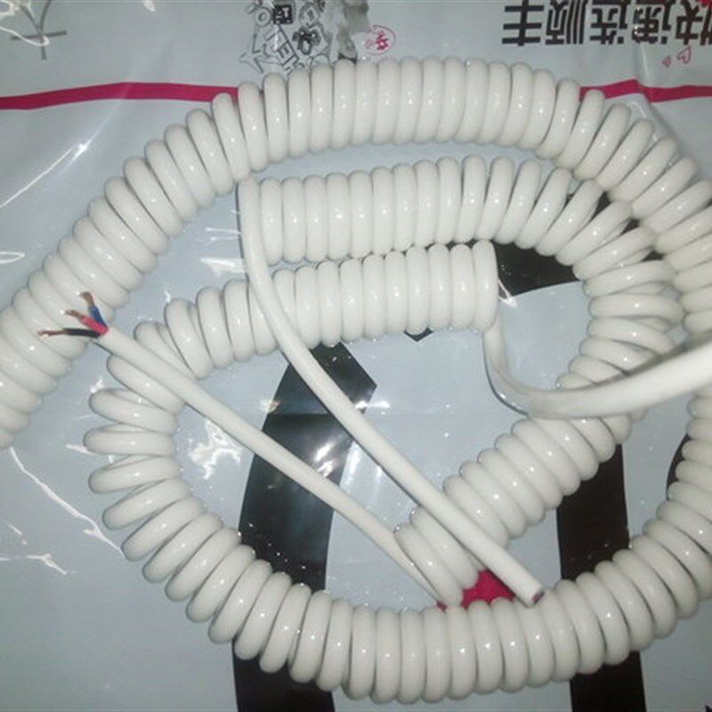 螺旋线弹簧电缆线,3芯2芯1.5平方3芯x2.5平方0.75,机器人自动化