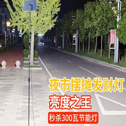 12v夜市灯摆摊灯LED生鲜灯彩光灯强光超亮户外防水灯地摊灯水果灯