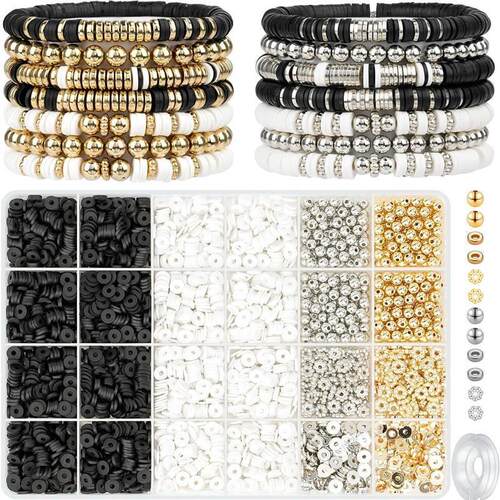 Clay Beads Bracelet Making Friendship Letter Beads For Girls