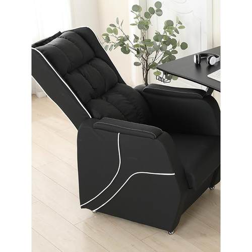 新款网吧可躺沙发椅家用单人电竞桌椅一体式可调节座舱网咖电脑椅