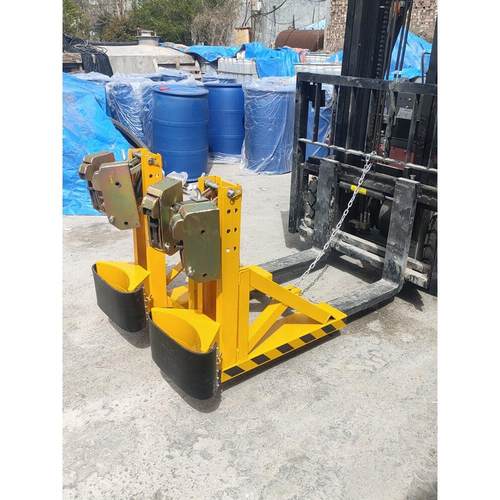 巨鼎叉车油桶夹具鹰嘴不锈钢钳爪子吊夹卸桶夹抱桶器加宽厚型