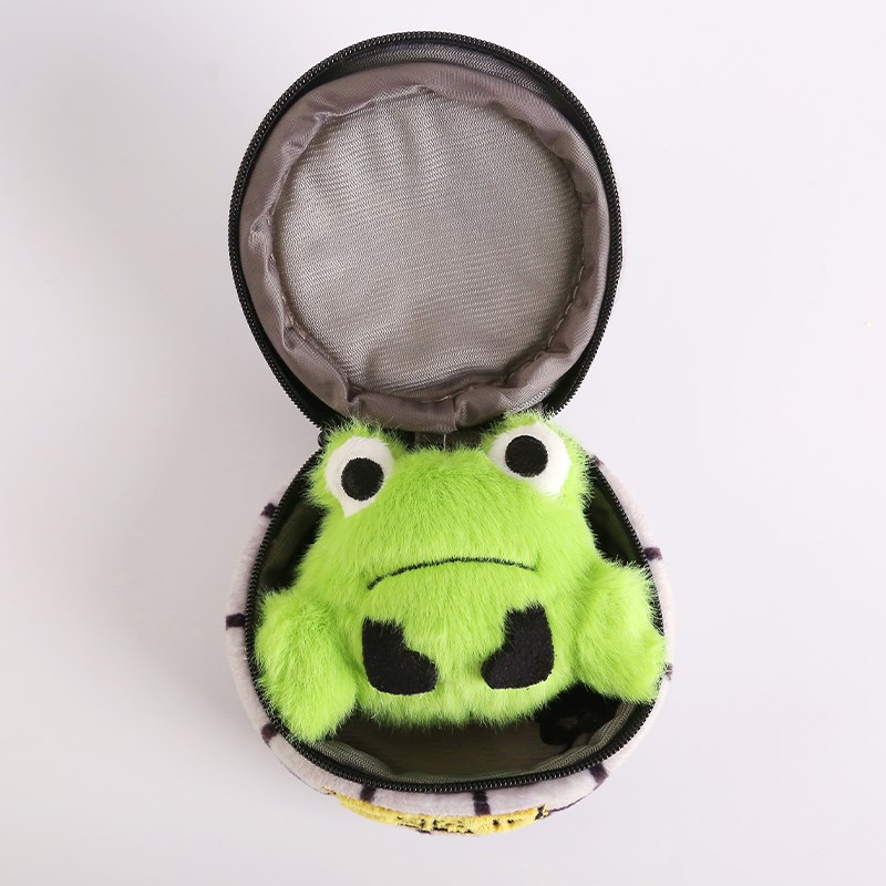 一眼井青蛙挂件钥匙扣毛绒玩偶小青蛙书包公仔背包斜挎包挂饰饰品