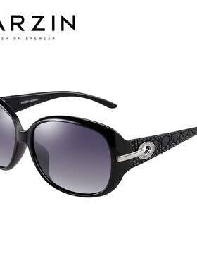 帕森潮流偏光太阳眼镜女 时尚优雅水钻大框潮墨镜司机驾驶镜 6214