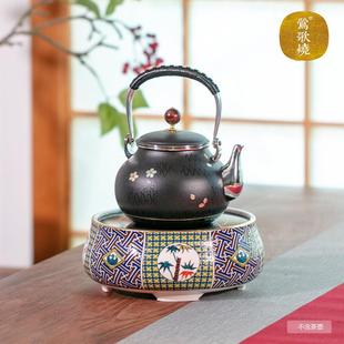 莺歌烧电陶炉家用煮茶器静音电炉煮茶无风扇大功率圆形煮水茶炉