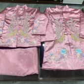 闰年添福女款 寿服全套七件套寿衣苏绣刺绣冲喜寿衣寿服寿老衣女