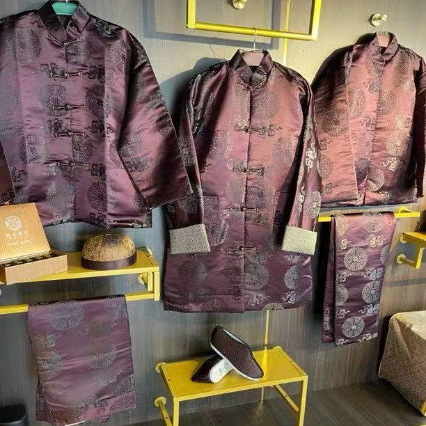 中老年寿服男全套年轻现代